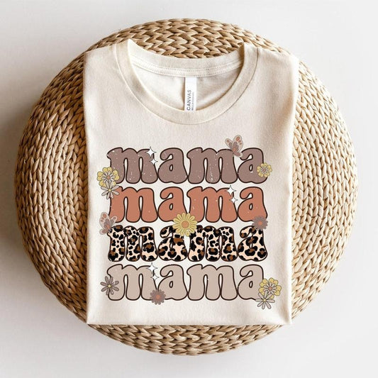 Mama Retro Flower shirt Mama shirt Mama Sweetshirt