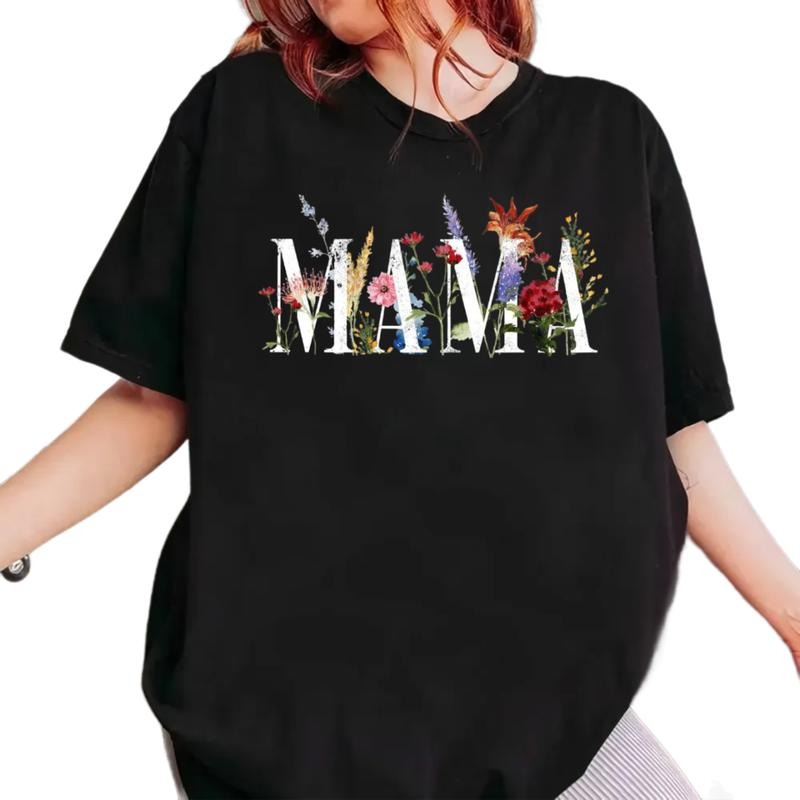 Mama Shirt, Mothers Day Gift, Floral Mom Shirt, Mothers Day Shirt, Mom Birthday Gift, Mama Tshirt, Unisex Crewneck...