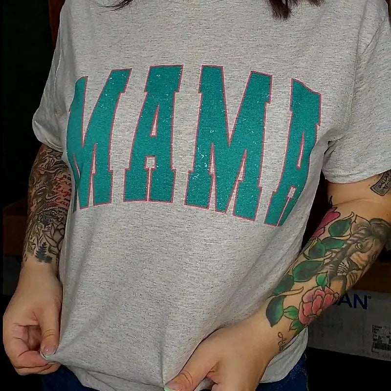 Mama Tee Hoodie, Sweatshirt | DripVista.com