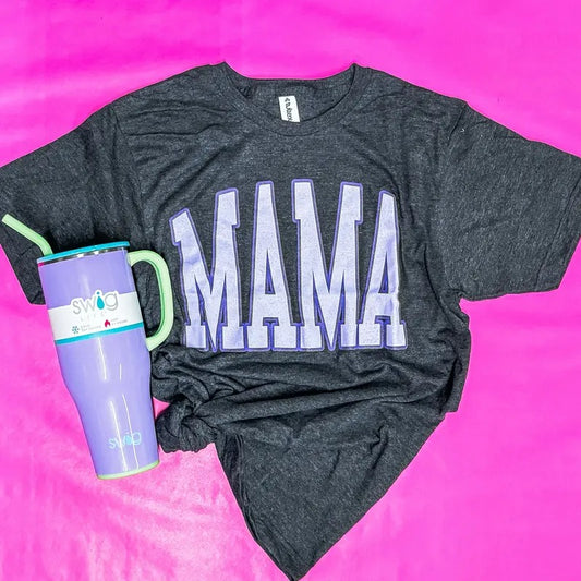 Mama University Print Soft Graphic Tee