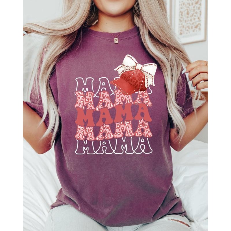 Mama, Mama, Mama, Baseball Hat, Coquette Aesthetic, Mom, Mother, Retro Tshirt, Women's Comfort Color Tee, Tshirt Hoodie,...