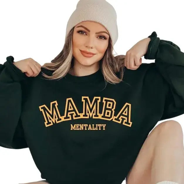 Mamba Mentality shirt, Vintage Crewneck, Trendy Shirt, Mamba Fan Gift Hoodie, Sweatshirt | DripVista.com