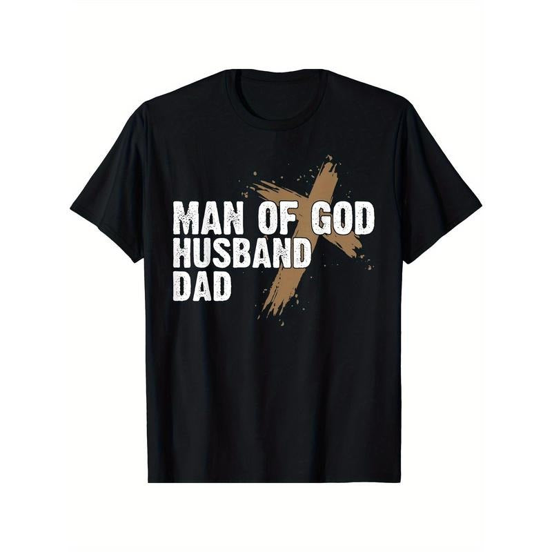 Man Of God Husband Dad Christian Faith Father's Day Gift T-Shirt made in usastyle{n002}2 Hoodie, Sweatshirt | DripVista.com
