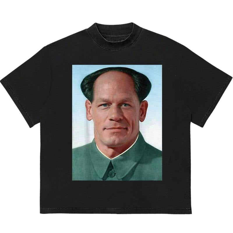 Mao Cena Funny T-Shirt Cozy Graphic T-Shirt for Chilly Days Relaxed Fit Hoodie, Sweatshirt | DripVista.com