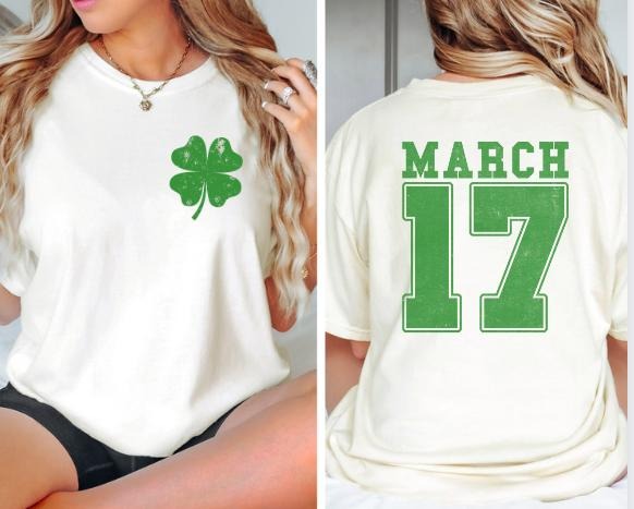 March 17 Jersey style T-shirt Hoodie, Sweatshirt | DripVista.com