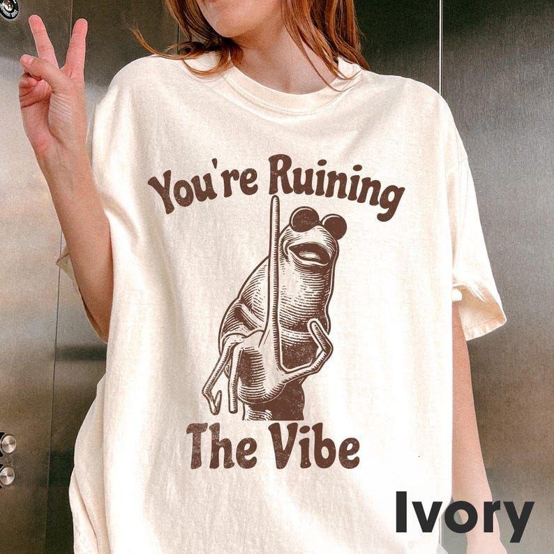 Marcus The Worm T-Shirt, You're Ruining The Vibe Marcus The Worm Meme sweatshirt, Marcus The Worm Merch, Funny Meme Shirts, Brain Rot Shirts