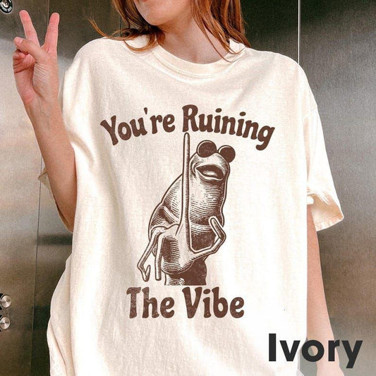 Marcus The Worm T-Shirt, You're Ruining The Vibe Marcus The Worm Meme sweatshirt, Marcus The Worm Merch, Funny Meme Shirts, Brain Rot Shirts