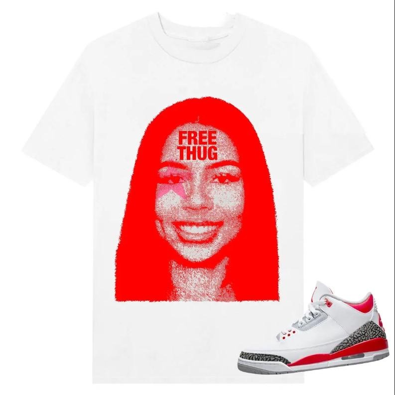 Mariah TS Big Face STar Tee, Shirt to match Fire Red 3s Black, Shirt to matching Sneaker Hoodie, Sweatshirt | DripVista.com