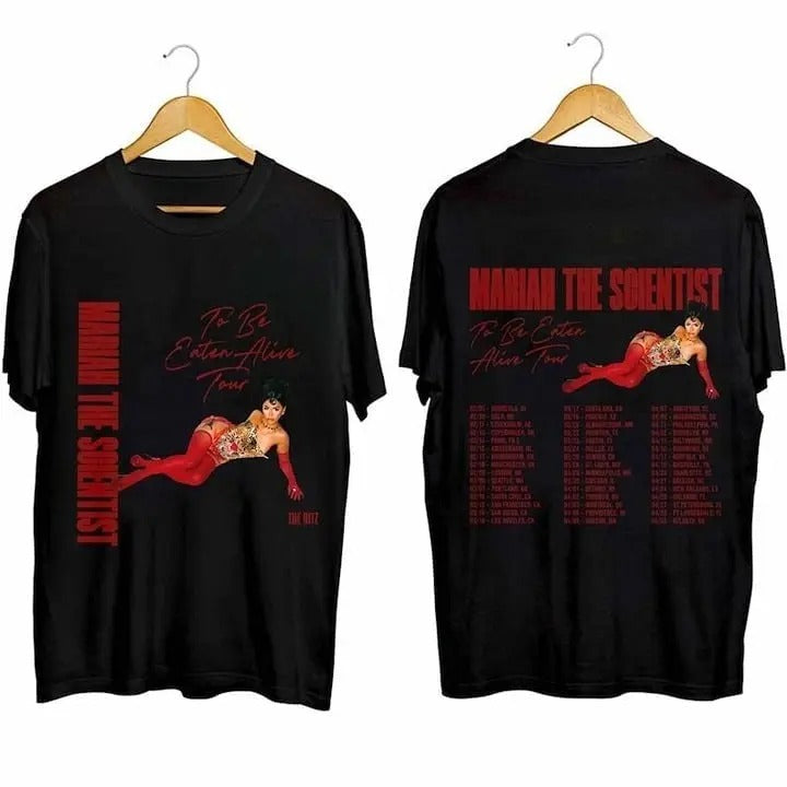 Mariah The Scientist - To Be Eaten Alive Tour 2024 Shirt, Mariah The Scientist T-Shirt Hoodie, Sweatshirt | DripVista.com