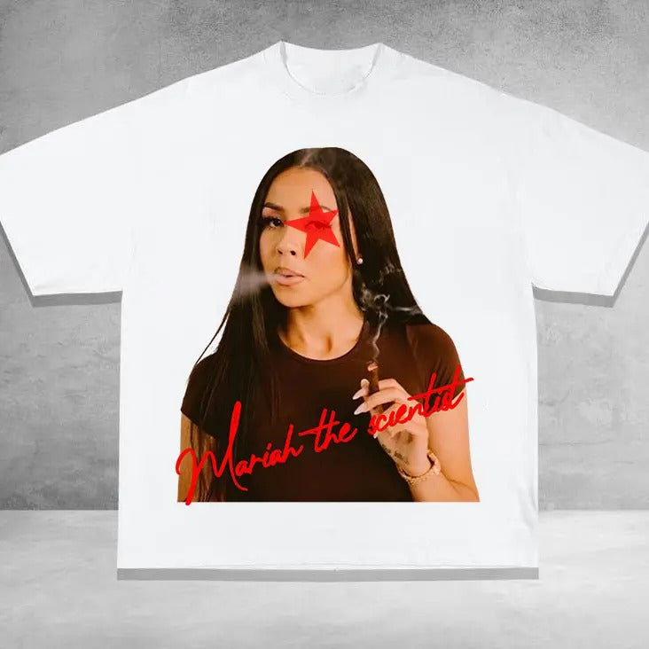 Mariahh The Scientistt News Star T-shirt, Music Graphic T-shirt Hoodie, Sweatshirt | DripVista.com