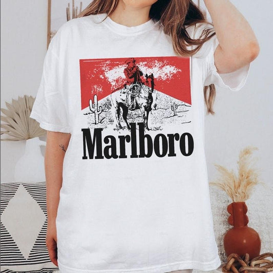 Marlboro Cowboy Wild West Shirt, Country Music Shirt, Cowboy Shirt, Boho Shirt, Cowboy Tshirt, Country Music  T-shirt, sweater and Hoodie 2 sides