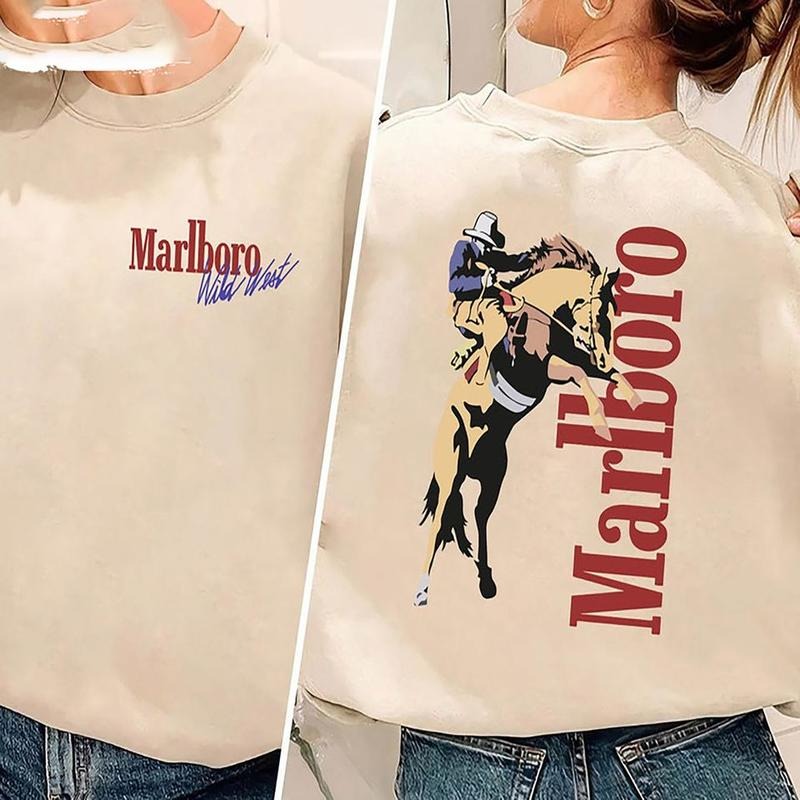 Marlboro shirt, Vintage Marlboro Cowboy, Wild West Gift, Vintage Marlboro Cowboy vintage T-shirt, sweater and Hoodie...