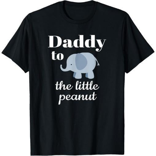 Matching Baby Shower Couples Shirt Elephant Daddy Peanut T-Shirt Made in USA Hoodie, Sweatshirt | DripVista.com