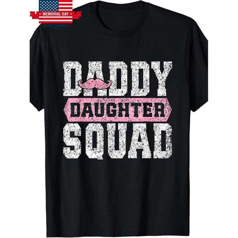 Matching Daddy Daughter Squad T-Shirts for Dad Gunpla brand Daughters Comfy Menswear Casual Streetwear Hoodie, Sweatshirt