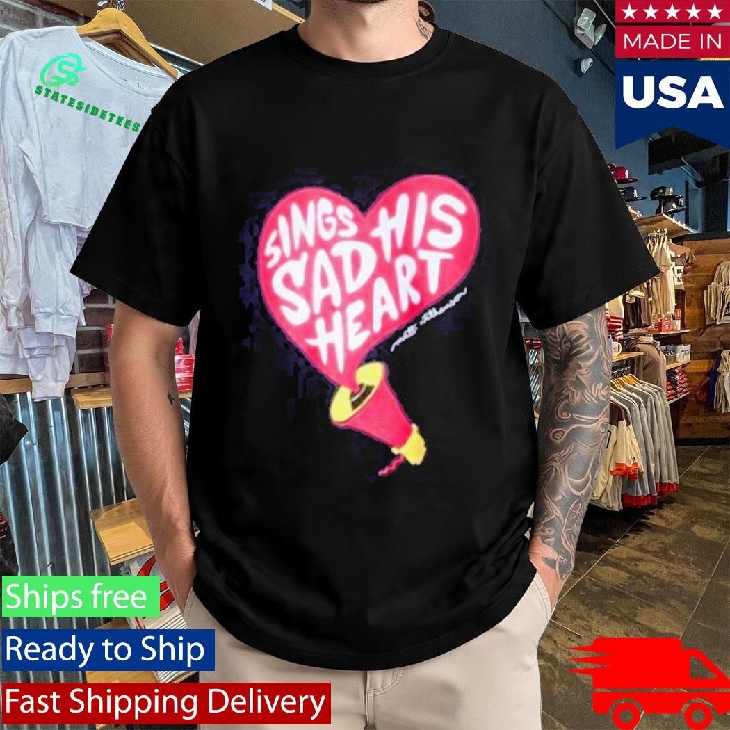 Matt Nathanson Megaphone Sings Sas His Heart Shirt