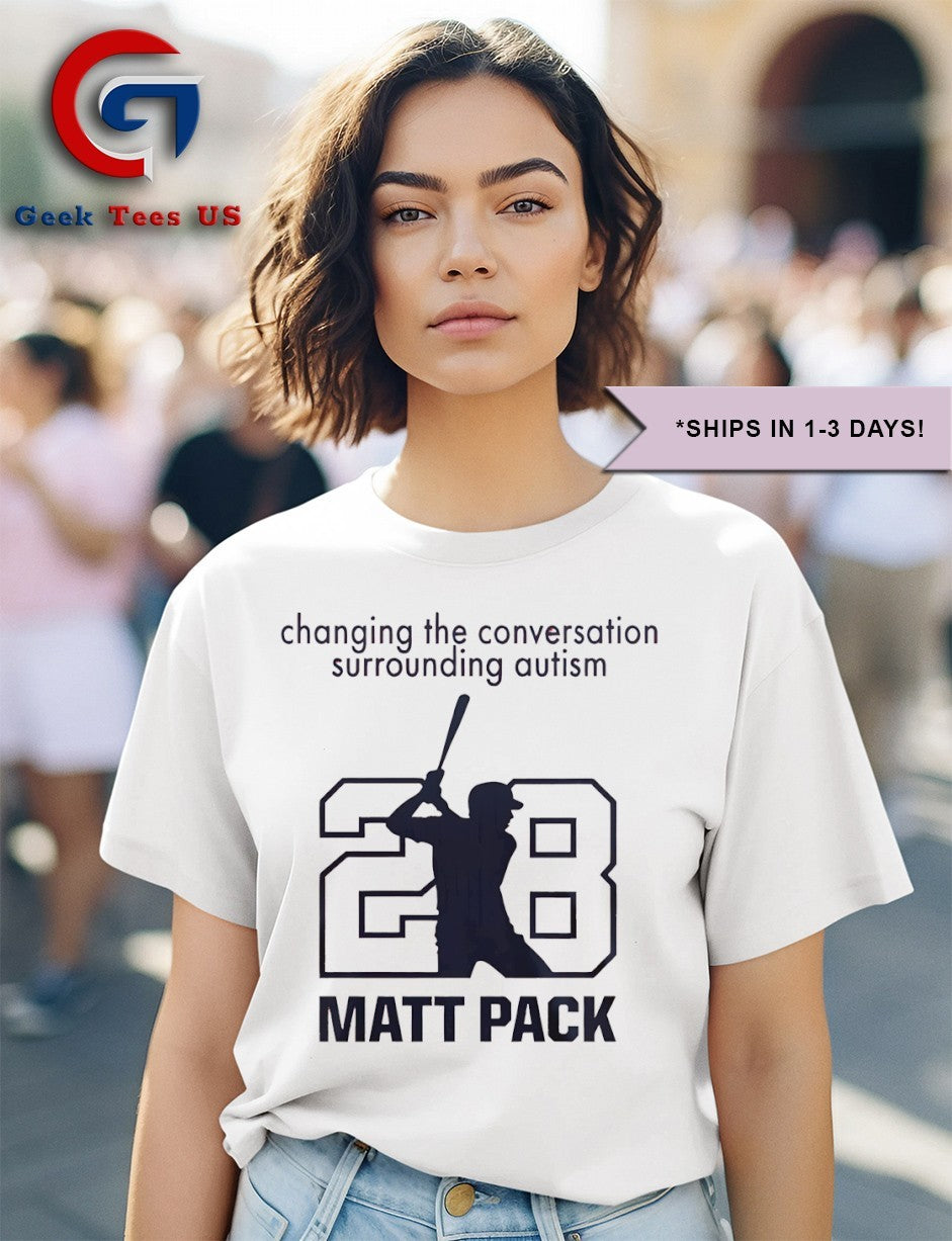 Matt Pack Braves Autism Awareness Day 2025 shirt