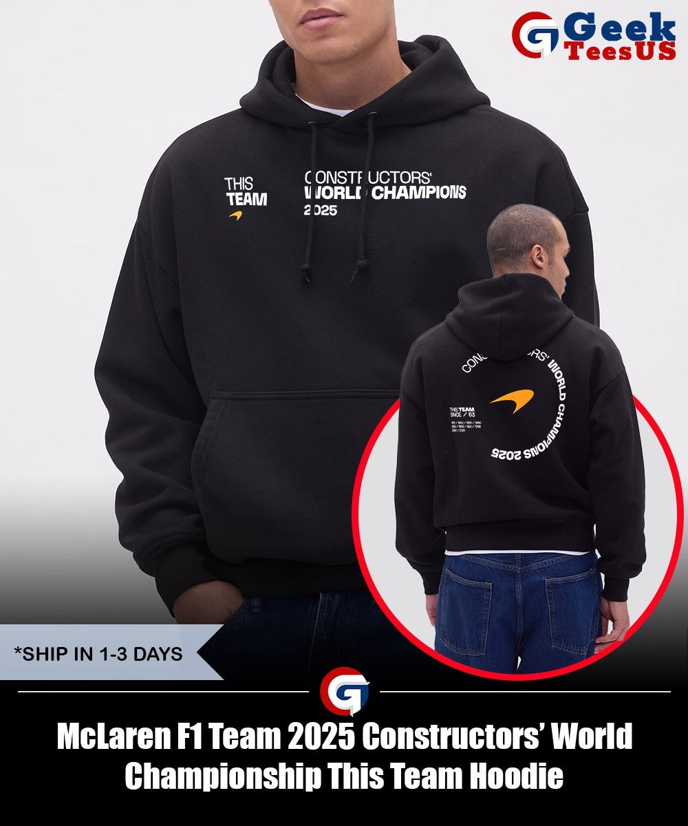 McLaren F1 Team 2025 Constructors’ World Championship This Team shirt