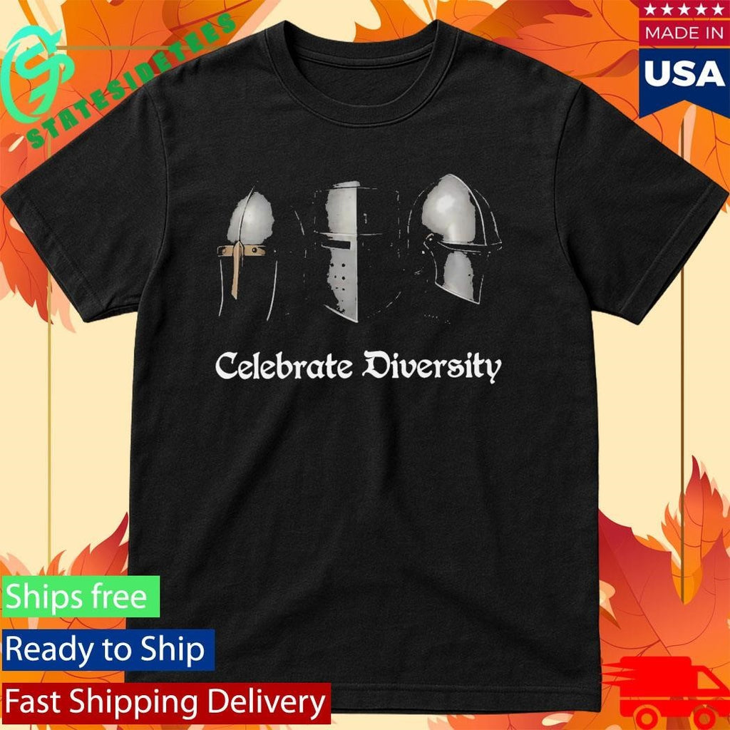 Medieval Helmets Celebrate Diversity Shirt