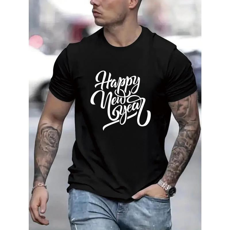 Medium Stretch Crew Neck T-Shirt - Men'WB shield Casual Short Sleeve Polyester Blend with Elastane
