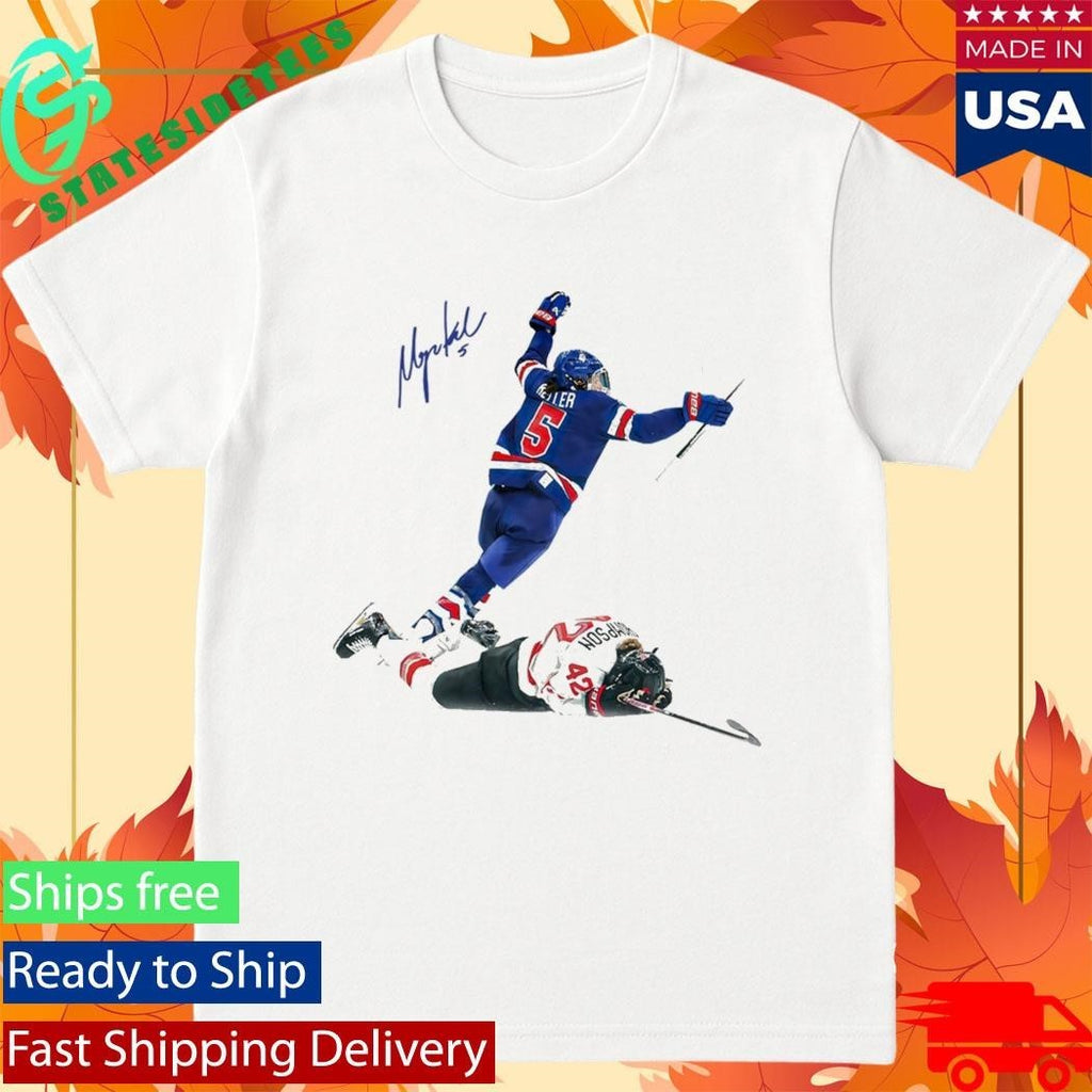 Megan Keller Usa Golden Goal Signature Shirt