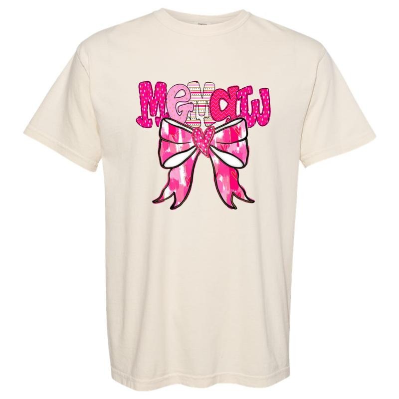Memaw Valentine Coquette Comfort Colors T-Shirt Hoodie, Sweatshirt | DripVista.com