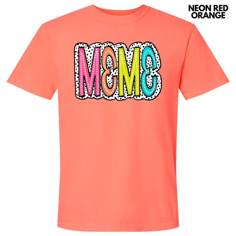 Meme Neon Spotted Comfort Colors T-Shirt 'NLB' Hoodie, Sweatshirt | DripVista.com