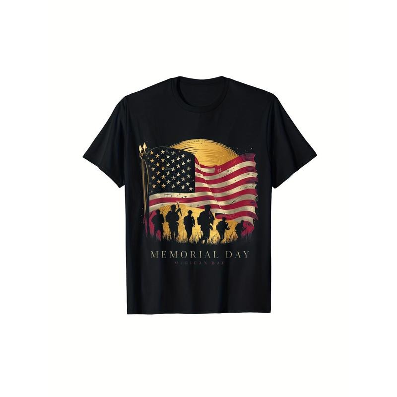 Memorial Day Patriotic T-Shirt for Men & Women