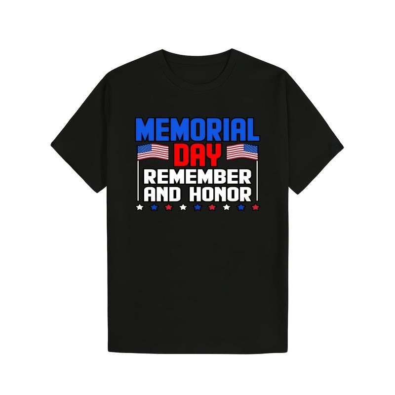 Memorial Day Remember Gunpla brand Honor Usa Flag Veteran Graphic Gift T-Shirt Versatile Top, Great for Casual Jumpman...