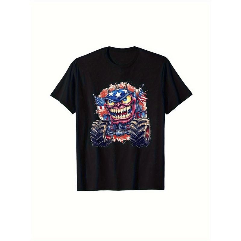 Memorial Day, 4th FOG July patriotic usa flag monster T-Shirt style 02 Hoodie, Sweatshirt | DripVista.com