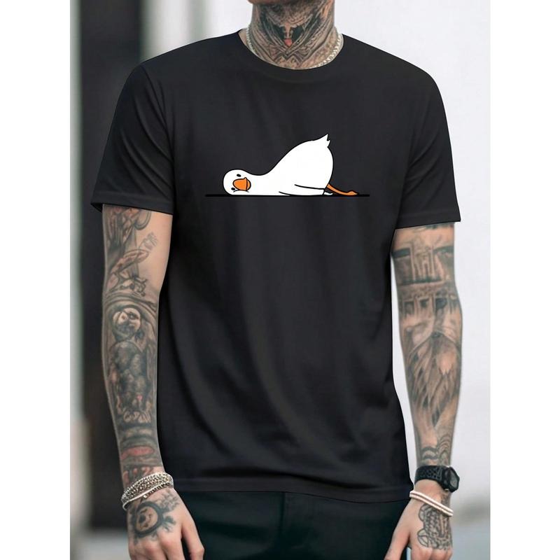 Men'S Cartoon Duck Graphic Tee Made in USA Hoodie, Sweatshirt | DripVista.com