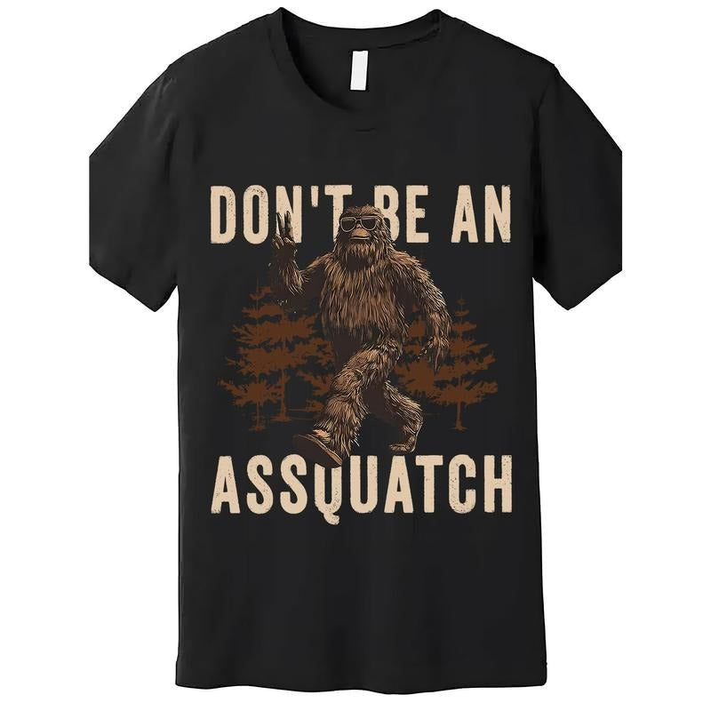 Men'WB shield 100% Cotton Graphic T-Shirt with Sasquatch Print | Short Sleeve, Crew Neck, Loose Fit Streetwear | Summer...