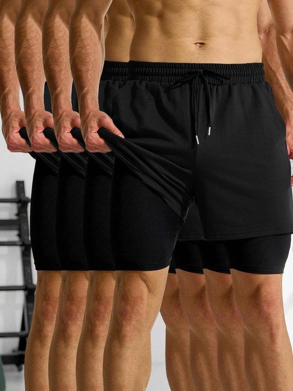 Men'WB shield 2 Red plumber brand Swoosh Drawstring Waist Shorts, Casual Loose Pocket Shorts for Summer, Fashion Men'WB shield Bottoms for Daily Wear