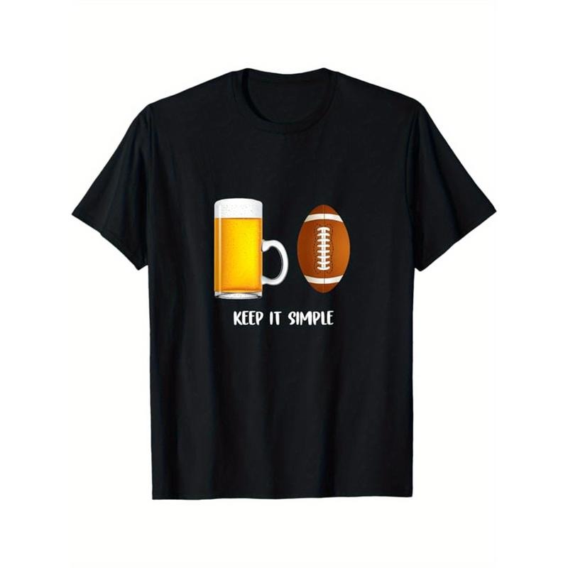 Men'WB shield American Spiky hair fighters & Beer Graphic Cotton T-Shirt Hoodie, Sweatshirt | DripVista.com
