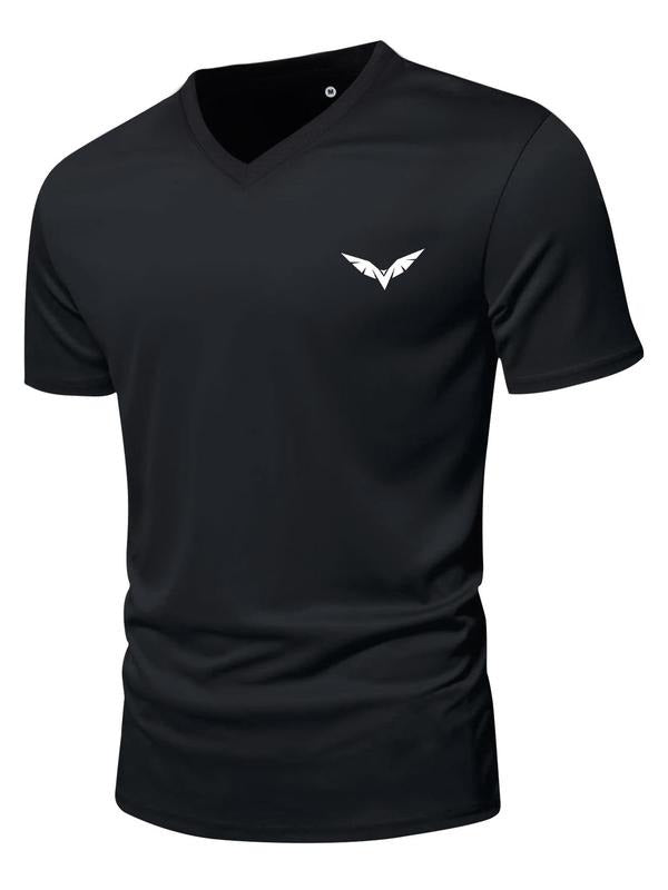 Men'WB shield Bird Print Superhero team Neck Tee Summer TNF, Fashion Casual Regular Fit Short Sleeve T-Shirt for Daily...