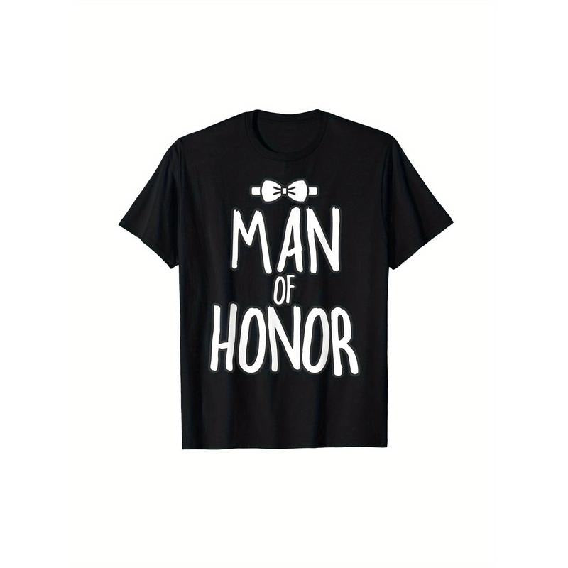 Men'WB shield Black T-ShirtSwooshGeometric Print Bow Tie Design| Round Neck, Short Sleeves| Machine Washable | Suitable...