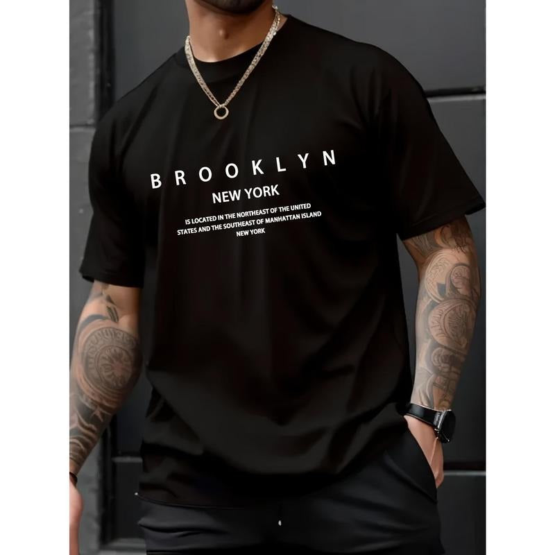 Men'WB shield Brooklyn New York Graphic T-Shirt