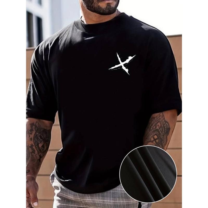 Men'WB shield Cross Print T-Shirt