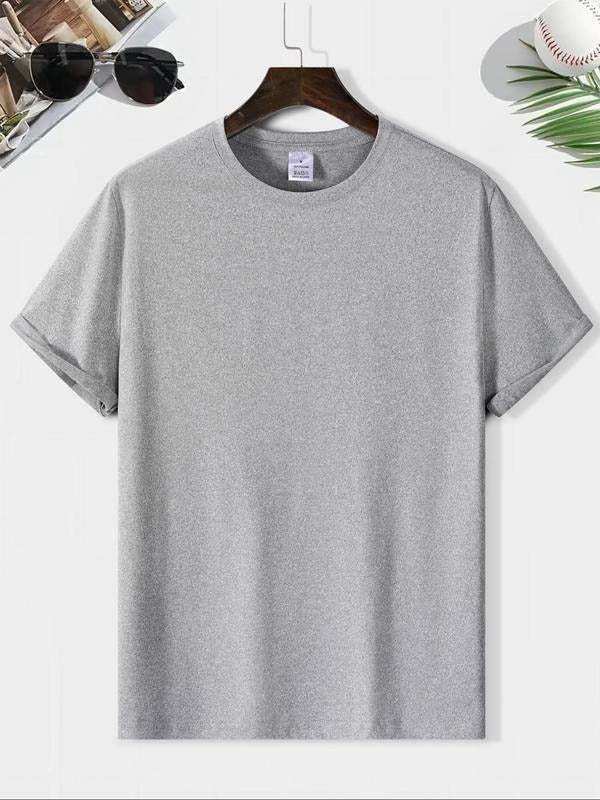 Men'WB shield Distressed "OHIO" Print Round Neck Tee, Loose Casual Fashion Short Sleeve T-shirt for Summer, Men'WB shield...
