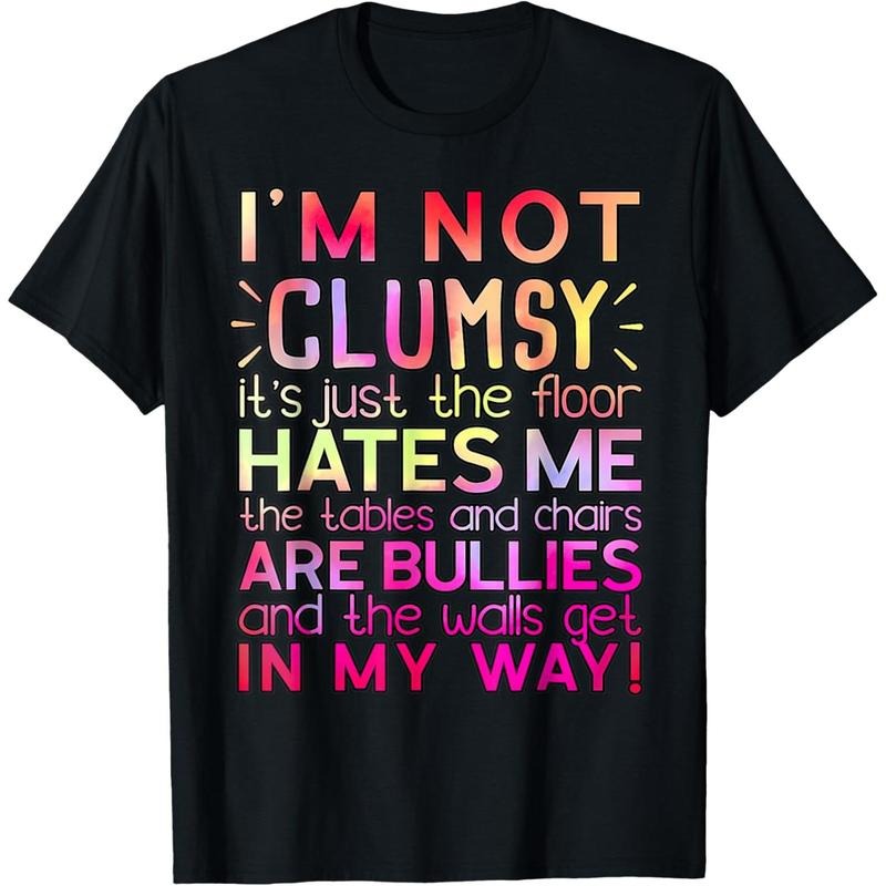 Men'WB shield Funny Clumsy Quote Shirt Swoosh'Bat brand Not Clumsy Funny Sarcastic T-Shirt Hoodie, Sweatshirt | DripVista.com