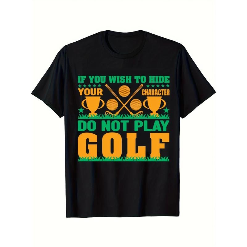 Men'WB shield Funny Golf T-Shirt