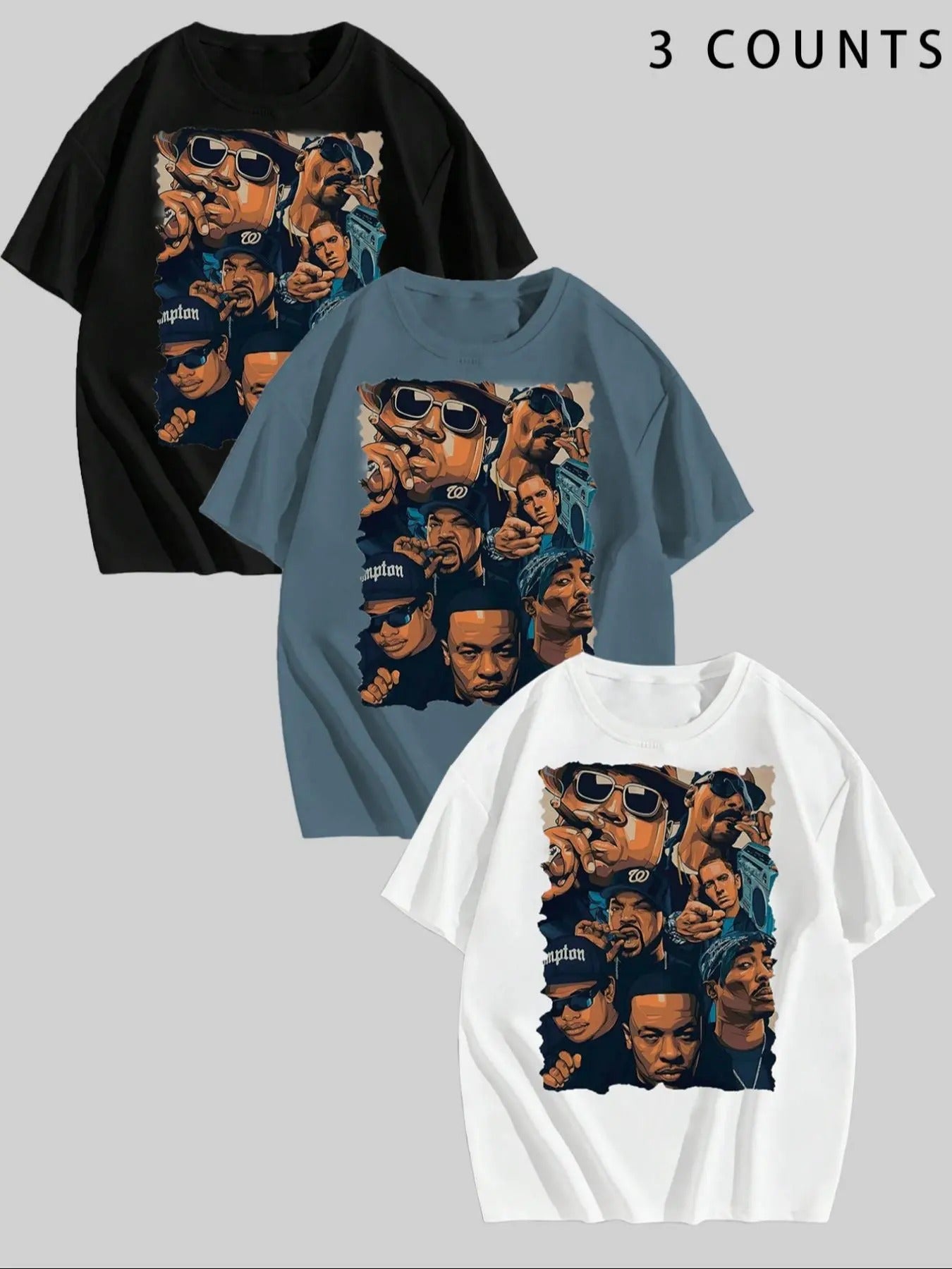 Men'WB shield Graphic Print Short Sleeve Tee, Regular Fit Casual Fashion T-shirt for Daily Wear, Men'WB shield Top for...