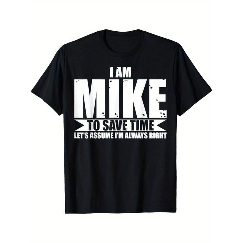 Men'WB shield Humor Mike Graphic T-Shirt