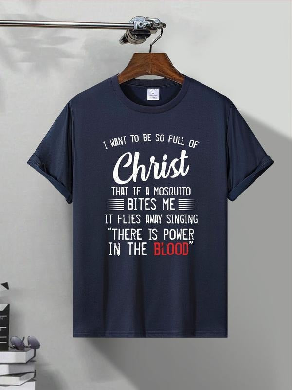Men'WB shield Letter & Cross Print Round Neck Tee, Regular Fit Casual Short Sleeve T-shirt for Summer, Men'WB shield Top...