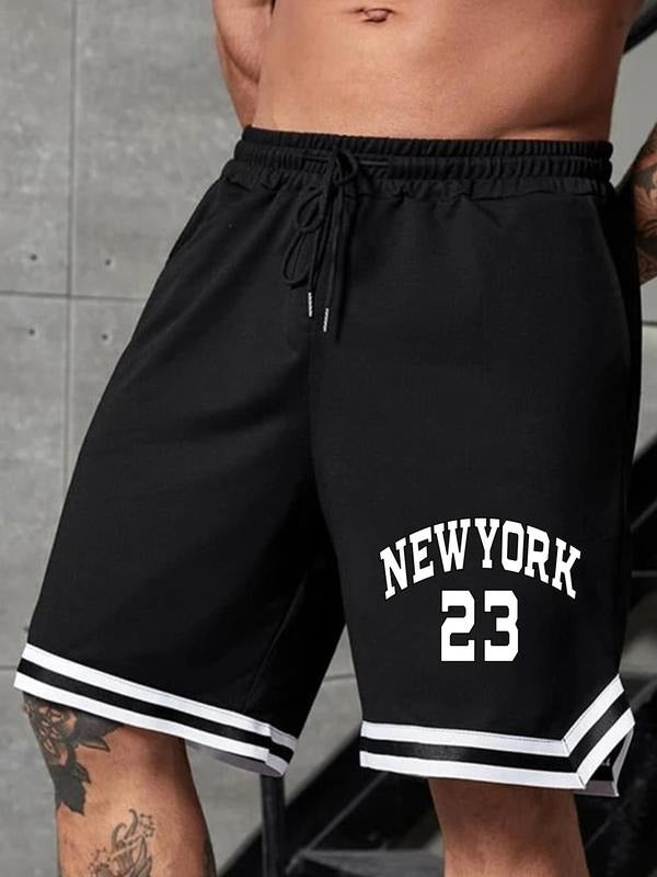 Men'WB shield Letter & Striped Print Boxer Briefs, Casual Comfy Breathable Underwear for Daily Wear, Mens Underwear for...