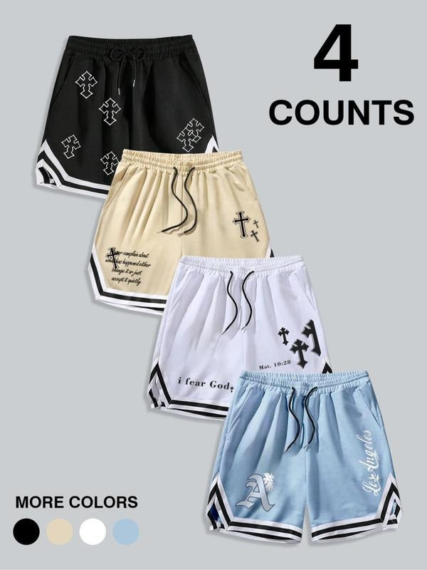 Men'WB shield Letter Graphic Print Boxer Brief, Casual Comfy Breathable Underwear for Daily Wear, Men'WB shield Underwear...
