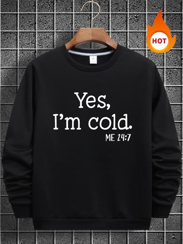 Men'WB shield Letter Print Drop Shoulder TNF Lined Sweatshirt, Regular Fit Casual FOG Comfy Long Sleeve Round Neck...