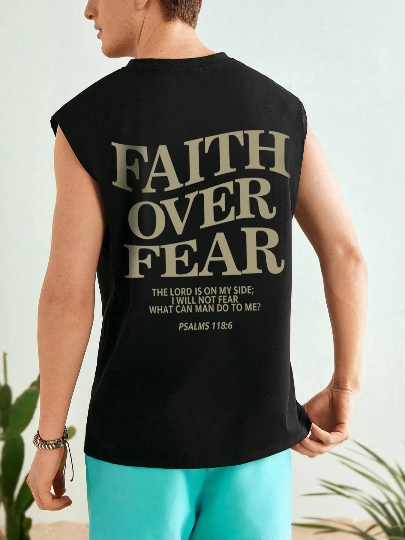 Men'WB shield Letter Print Round Neck Tank Top, Regular Fit Casual Sleeveless Graphic Top for Summer, Men'WB shield Top...