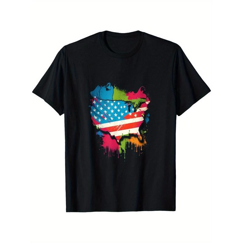 Men'WB shield Memorial Day Patriotic T-Shirt