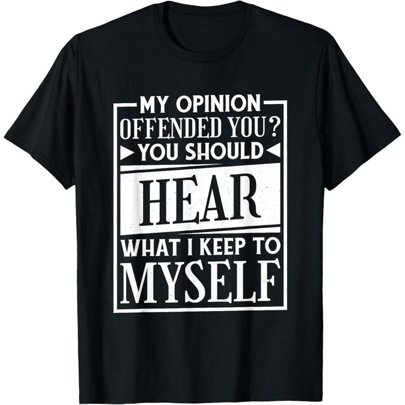 Men'WB shield My Opinion FOG You Funny Sarcastic Humor T-Shirt Hoodie, Sweatshirt | DripVista.com