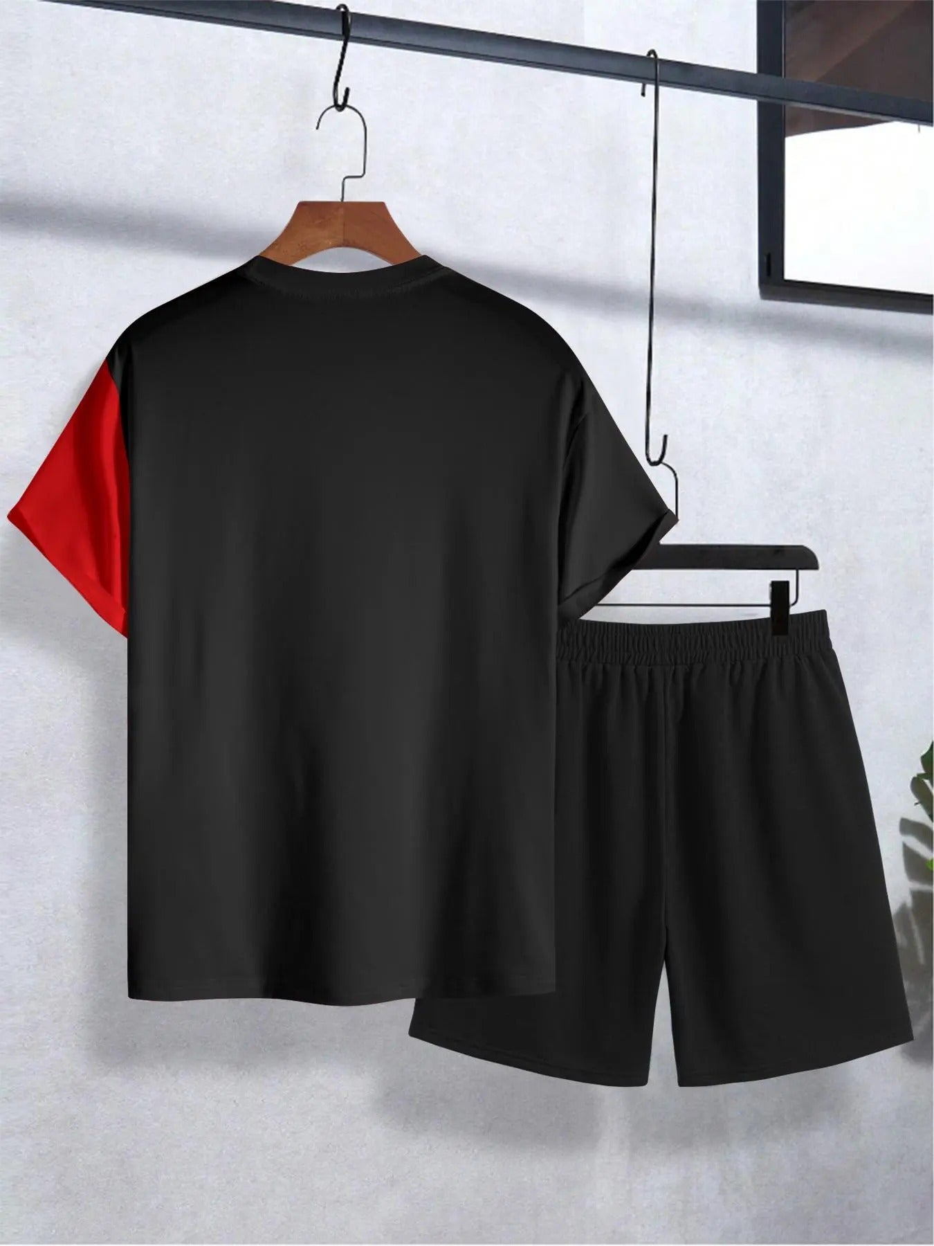 Men'WB shield Regular Fit Graphic Print Straw hat pirates Set, Casual Short Sleeve T-shirt & Shorts, Men'WB shield...